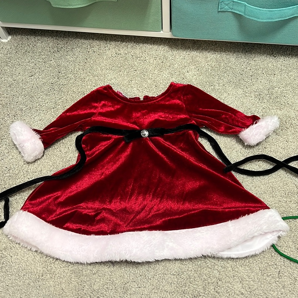 Christmas dress with belt